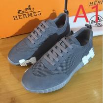 HERMES スーパーコピー スニーカー グレーメッシュ ロートップ アーバンランニングスタイル エルメス