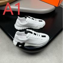 数量限定 HERMES スーパーコピー スニーカー ホワイト×ブラック 配色ソール アートシルエット エルメス