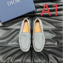 DIOR コピー スニーカー オブリークキャンバス グレーローファーシルエット スリッポン ディオール
