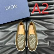 DIOR コピー スニーカー オブリークキャンバス グレーローファーシルエット スリッポン ディオール