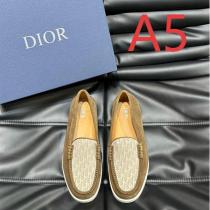 DIOR コピー スニーカー オブリークキャンバス グレーローファーシルエット スリッポン ディオール