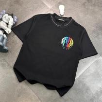 クロムハーツ コピー Tシャツ ピクセルグラフィック クルーネックユニセックス おすすめ　CHROME HEARTS