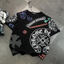  CHROME HEARTS コピー Tシャツ グラフィッククロス フルプリント ヘビーウェイト仕様 クロムハーツ