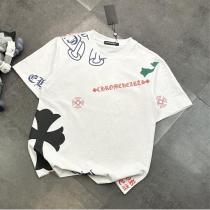  CHROME HEARTS コピー Tシャツ グラフィッククロス フルプリント ヘビーウェイト仕様 クロムハーツ