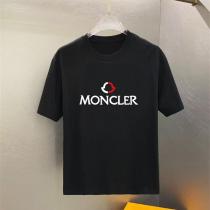 モンクレール 偽物 Tシャツ クラシックロゴ刺繍入りカジュアルラグジュアリーモンクレール風 MONCLER