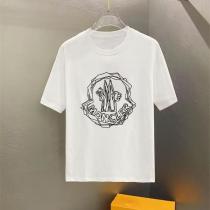 モンクレール コピー Tシャツ 幾何学ロゴデザイン ブラック アーバンモード 半袖 トップス MONCLER
