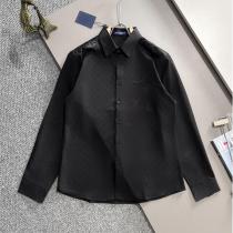 ルイヴィトン スーパーコピー シャツ ロゴ刺繍入り シンプルモノグラム 長袖ドレス LOUIS VUITTON