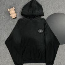 CHROME HEARTS コピー パーカー クロス刺繍ワンポイント入り プルオーバー シンプル ユニセックス クロムハーツ