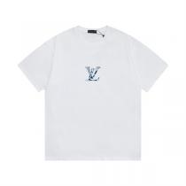 LOUIS VUITTON コピー モノグラム刺繍ロゴ Tシャツ シンプルでエレガントなデザイン ルイヴィトン