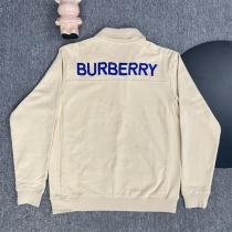 BURBERRY コピー ロゴ刺繍入り ハーフジップ トレーナー カジュアルシック スウェット 長袖トップス バーバリー