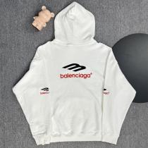BALENCIAGA 偽物 パーカー ダイナミックロゴ 配色アクセント プルオーバー スタイリッシュ バレンシアガ