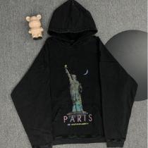  バレンシアガ コピー パーカー アートグラフィックプリント ヴィンテージ風 フード付きスウェット BALENCIAGA