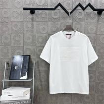 ルイヴィトン スーパーコピー Tシャツ クラウンロゴ刺繍 ブルー ヴィンテージスタイル LOUIS VUITTON