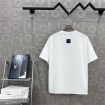 ルイヴィトン スーパーコピー Tシャツ クラウンロゴ刺繍 ブルー ヴィンテージスタイル LOUIS VUITTON