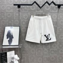 ルイヴィトン コピー ハーフパンツ 洗練ミニマルデザイン ブラック 快適ラグジュアリー LOUIS VUITTON