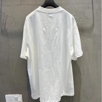 バレンシアガ コピー Ｔシャツ オーバーサイズ BBロゴ クラシックブラック 半袖トップス BALENCIAGA