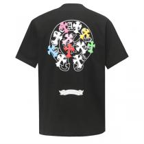 クロムハーツ 偽物 個性派ライン切替 スポーツスウェットパンツ カラーアクセント入り 2色展開 CHROME HEARTS