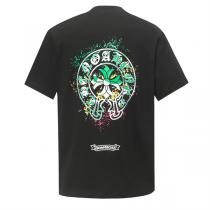 CHROME HEARTS スーパーコピー カラフルグラフィッククロスロゴ クルーネック Tシャツ ストリート クロムハーツ