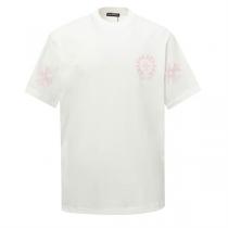 CHROME HEARTS コピー ホースシュー＆CHプラスロゴ 両面プリント クルーネック Tシャツ ブラック クロムハーツ