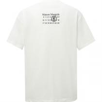 Maison Margiela コピー Tシャツ モダンロゴ×ナンバーデザイン ユニセックス スタイリッシュ マルジェラ