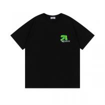 Off-White コピー Tシャツ グラフィティハンド×スモークアロー バイカラーアートデザイン オフホワイト