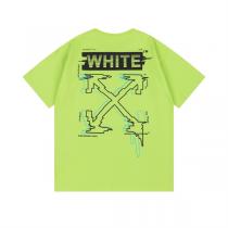 Off-White 偽物 Tシャツ テクノロジーグラフィック プリントロゴ＆クロスアローデザイン オフホワイト