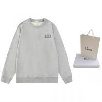DIOR コピー トレーナー CDロゴ刺繍 スタイリッシュ クルーネック スウェットシャツ クリスチャンディオール