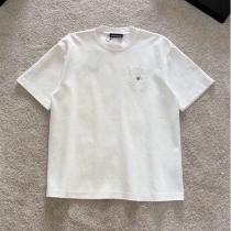CHROME HEARTS 偽物 Tシャツ 総柄クロス シルバーフレアボタン装飾 高級コットン半袖 クロムハーツ