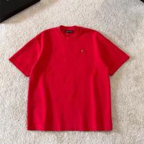 CHROME HEARTS 偽物 Tシャツ 総柄クロス シルバーフレアボタン装飾 高級コットン半袖 クロムハーツ