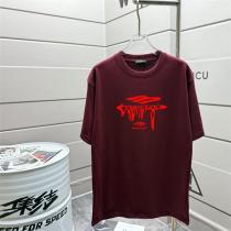 BALENCIAGA コピー Tシャツ 個性派デザインロゴ入り クルーネック -カジュアル トレンド おしゃれ バレンシアガ