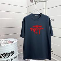 BALENCIAGA コピー Tシャツ 個性派デザインロゴ入り クルーネック -カジュアル トレンド おしゃれ バレンシアガ