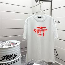 BALENCIAGA コピー Tシャツ 個性派デザインロゴ入り クルーネック -カジュアル トレンド おしゃれ バレンシアガ