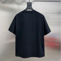 バレンシアガ スーパーコピー Tシャツ BBロゴ ワッペン刺繍 シンプルデザイン 綿100% カジュアル BALENCIAGA