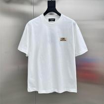 バレンシアガ コピー Tシャツ ワンポイントBBロゴ刺繍 カジュアル クルーネック シンプルコーデ BALENCIAGA