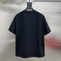バレンシアガ コピー Tシャツ ワンポイントBBロゴ刺繍 カジュアル クルーネック シンプルコーデ BALENCIAGA