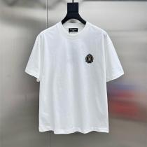 バレンシアガ 偽物 Tシャツ エンブレム刺繍 クラシックフィット BBロゴ入りトップス セレブ愛用 BALENCIAGA