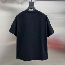 バレンシアガ 偽物 Tシャツ エンブレム刺繍 クラシックフィット BBロゴ入りトップス セレブ愛用 BALENCIAGA