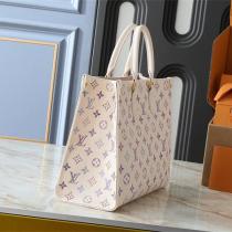 イヴィトン コピー トートバッグ グラデーションモノグラム キャンバス仕立て ラージサイズ オンザゴー LOUIS VUITTON