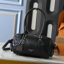 LOUIS VUITTON スーパーコピー ドラムバッグ レザー仕様 ロゴチャーム 2WAYショルダーボストン ルイヴィトン