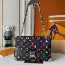 LOUIS VUITTON 偽物 ショルダーバッグ マルチカラー モノグラムキャンバス 金具ディテール ルイヴィトン