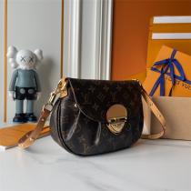 LOUIS VUITTON スーパーコピー ショルダーバッグ モノグラムデニム フラップ カジュアルエレガンス ルイヴィトン