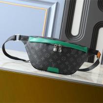 ルイヴィトン 偽物 ボディバッグ シャドウ グリーンアクセント スポーティクロスベルト ウエスト LOUIS VUITTON