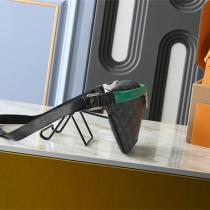ルイヴィトン 偽物 ボディバッグ シャドウ グリーンアクセント スポーティクロスベルト ウエスト LOUIS VUITTON