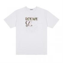 LOEWE コピー Tシャツ 高級刺繍ポケット付き ロエベクラシックロゴ シンプルモダンデザイン ロエベ