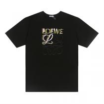 LOEWE コピー Tシャツ 高級刺繍ポケット付き ロエベクラシックロゴ シンプルモダンデザイン ロエベ