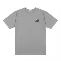 LOEWE コピー Tシャツ 高品質コットン使用 刺繍ロゴ入り ストリートカジュアル 半袖 トップス ロエベ