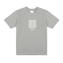GIVENCHY コピー Tシャツ モノグラム風GGロゴ 刺繍デザイン クラシッククルーネック ジバンシィ