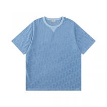DIOR コピー Tシャツ オブリークジャカード モノグラム総柄 コットンラグジュアリーTシャツ ディオール