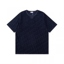 DIOR コピー Tシャツ オブリークジャカード モノグラム総柄 コットンラグジュアリーTシャツ ディオール