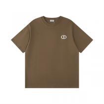 ディオール スーパーコピー Tシャツ ロゴ刺繍 オーバーサイズ カジュアルコットンTシャツ クリスチャンDIOR